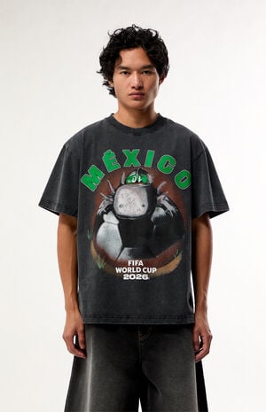 World Cup Team Mexico Dog T-Shirt image number 1