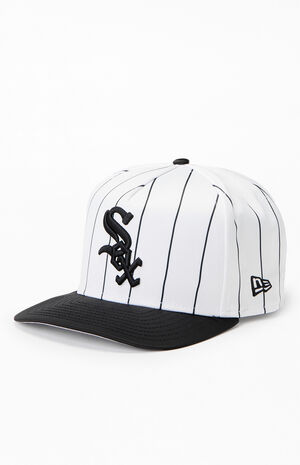 Chicago White Sox 9FIFTY Satin Pinstripe Snapback Hat image number 4