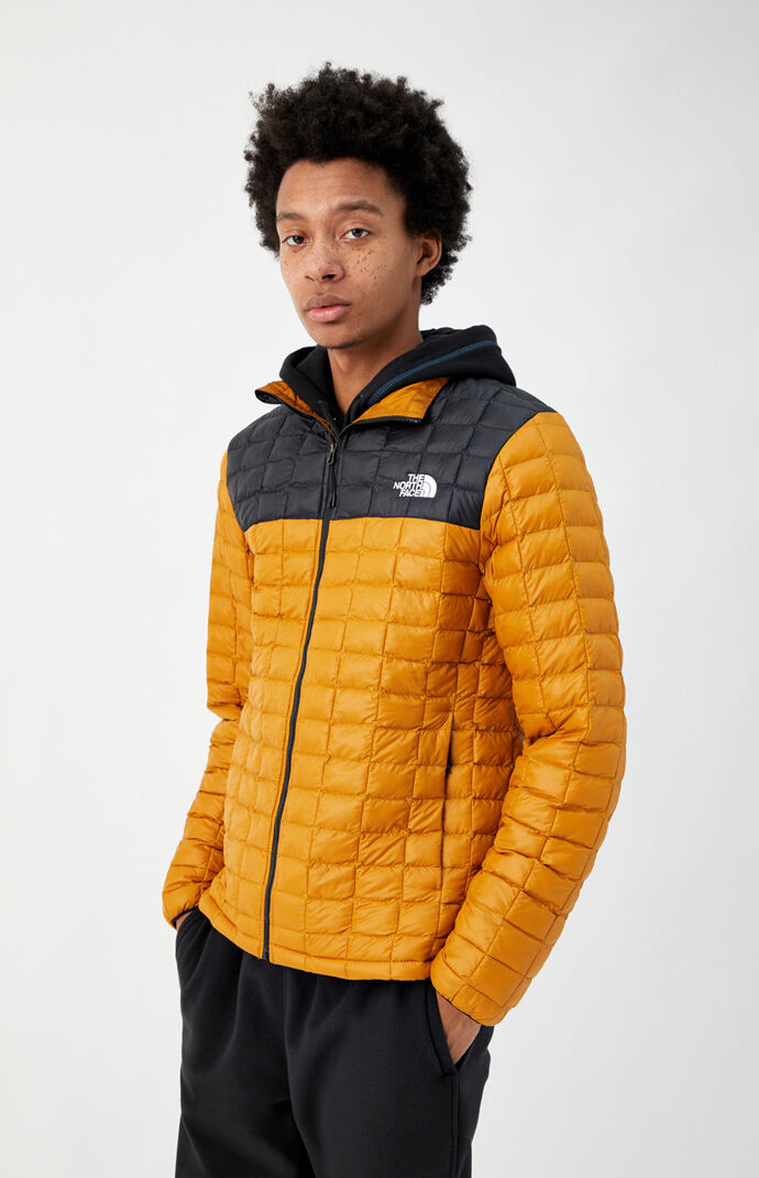 Tan & Black Thermoball Eco Snow Jacket