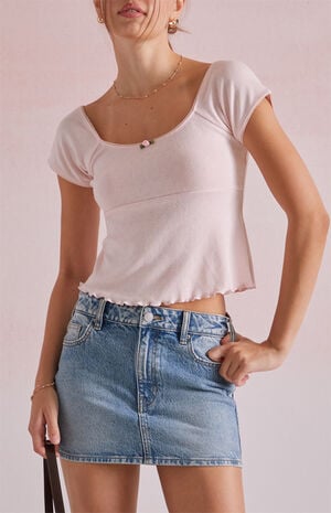 Maggie Pointelle T-Shirt image number 1