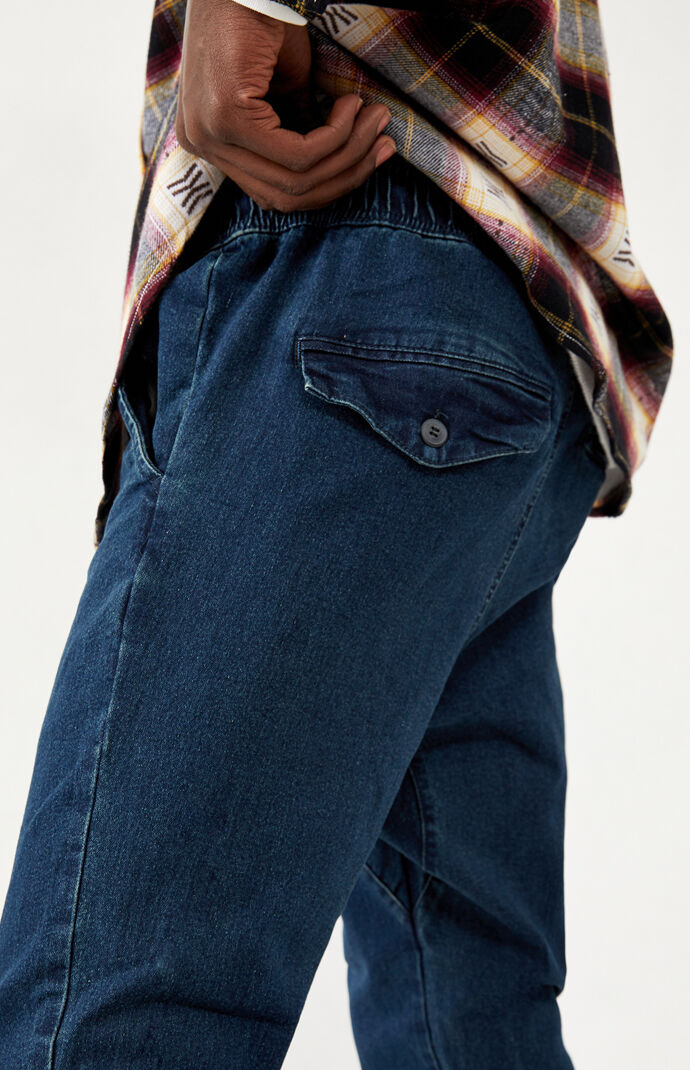 Vintage Denim Jogger Pants