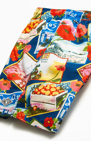 Postcards 17" Swim Trunks image number 4