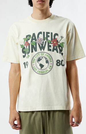 Pacific Sunwear Floral Crest Oversized T-Shirt image number 2