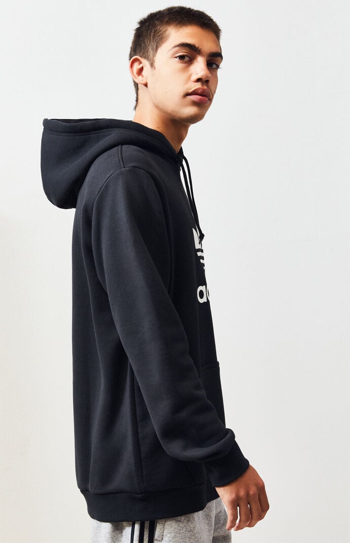 Trefoil Black Pullover Hoodie