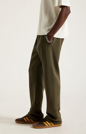 Olive Straight Leg Sweatpants image number 3