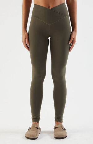 PAC WHISPER Active Crossover Yoga Pants image number 2