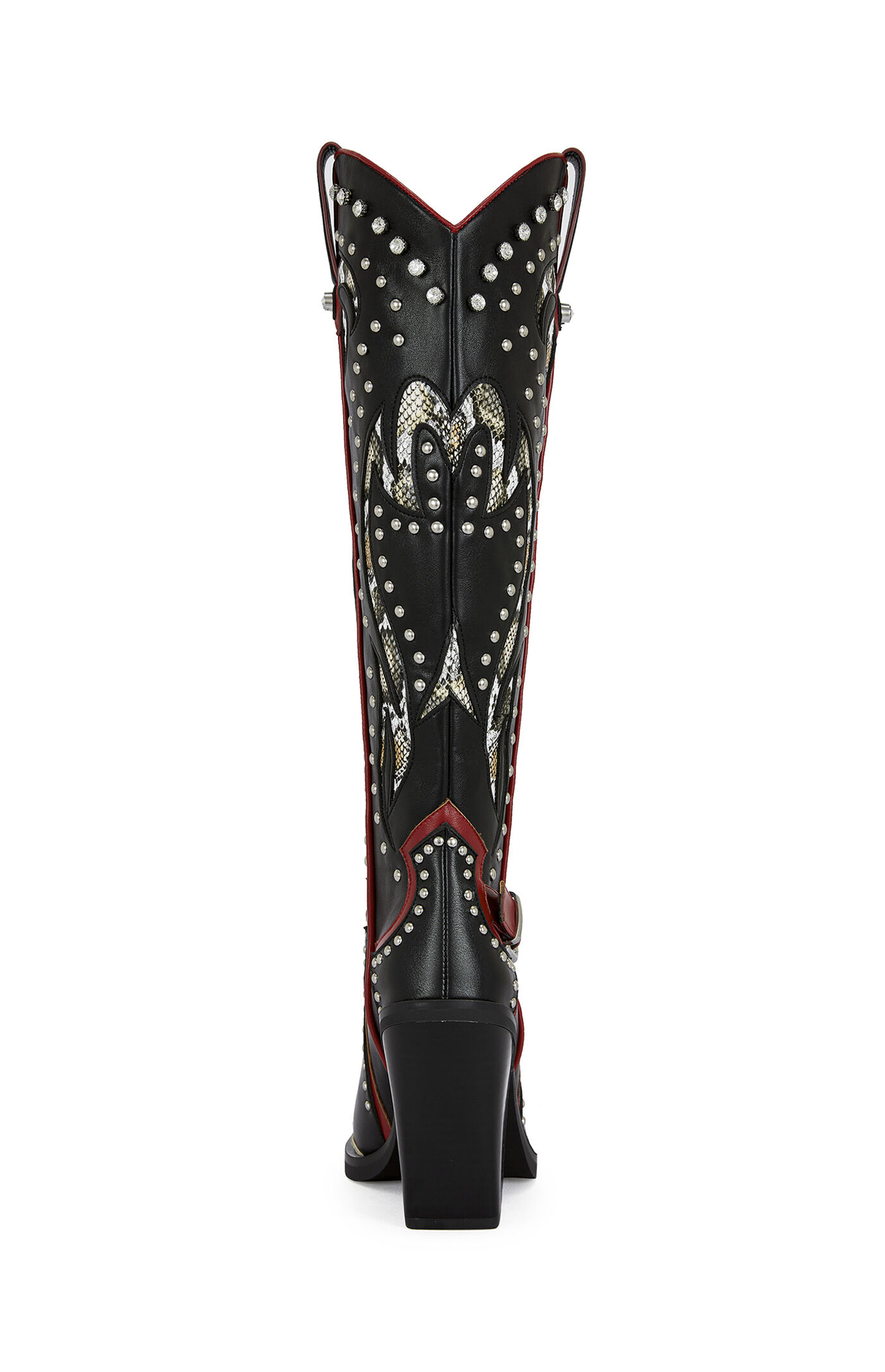 AZALEA WANG Women's Hyperion Black Cat Western Boots | Pacsun