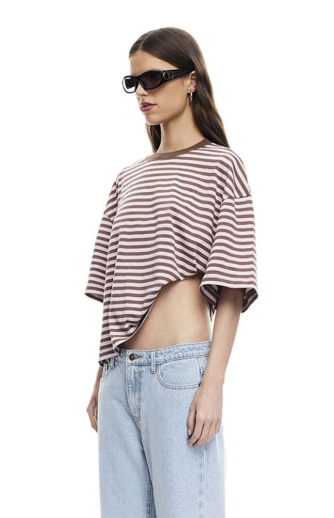 LIONESS Bloom Striped Short Sleeve T-Shirt