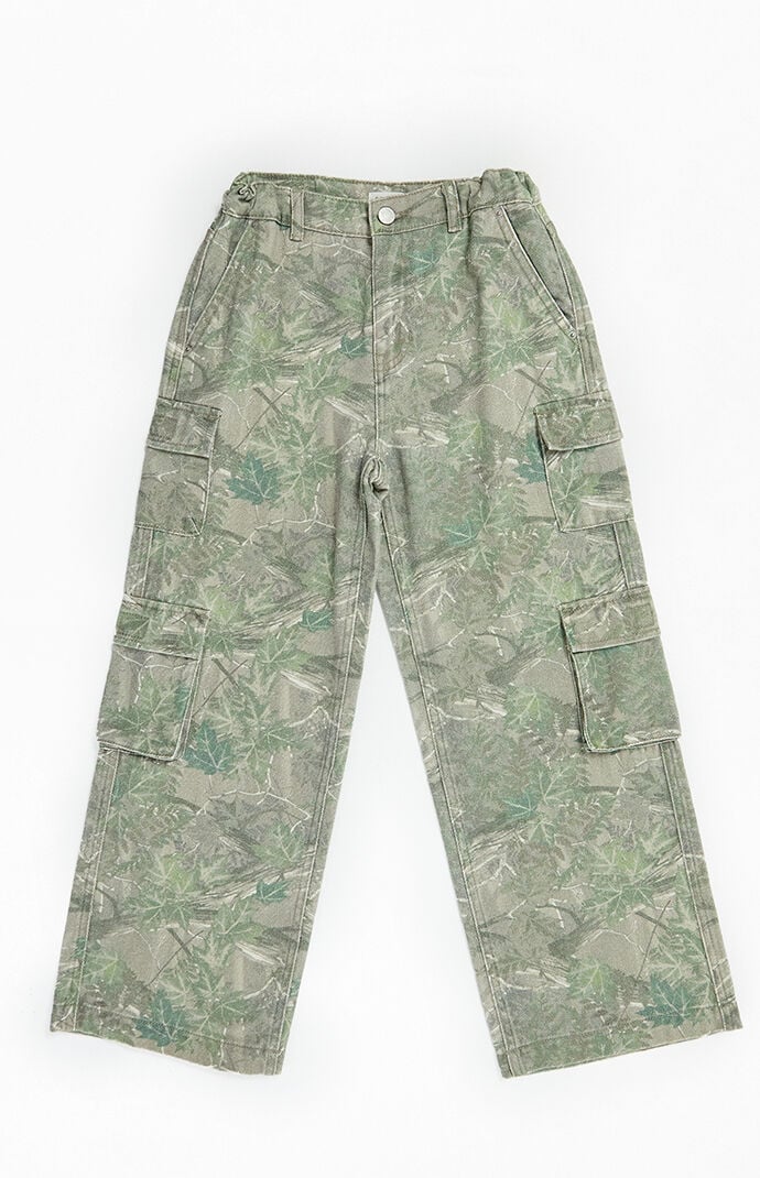 Pacsun Kids Camo Baggy Cargo Jeans