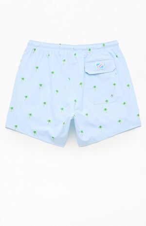 Palm Stripes Classic Line 5.5" Swim Trunks image number 2