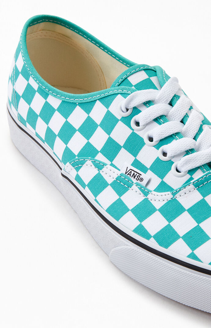 Blue Checkerboard Authentic Sneakers