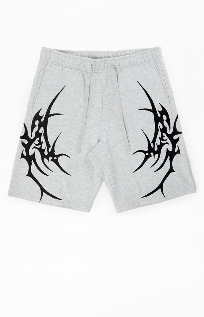 Pacsun Warping In Time Fleece Sweat Shorts