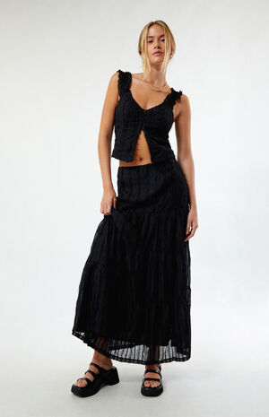 Tiered Maxi Skirt image number 1