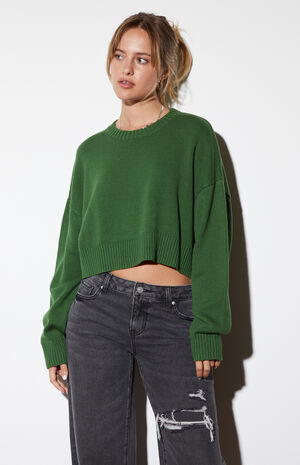 Amalia Boxy Cropped Sweater image number 3