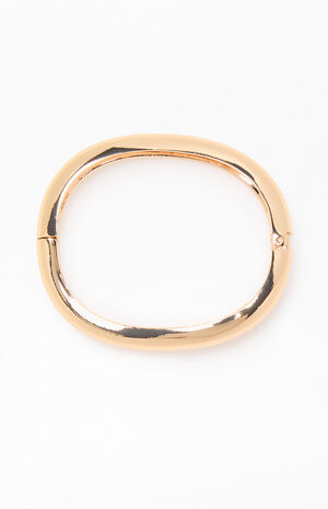 Gold Bangle Bracelet image number 2