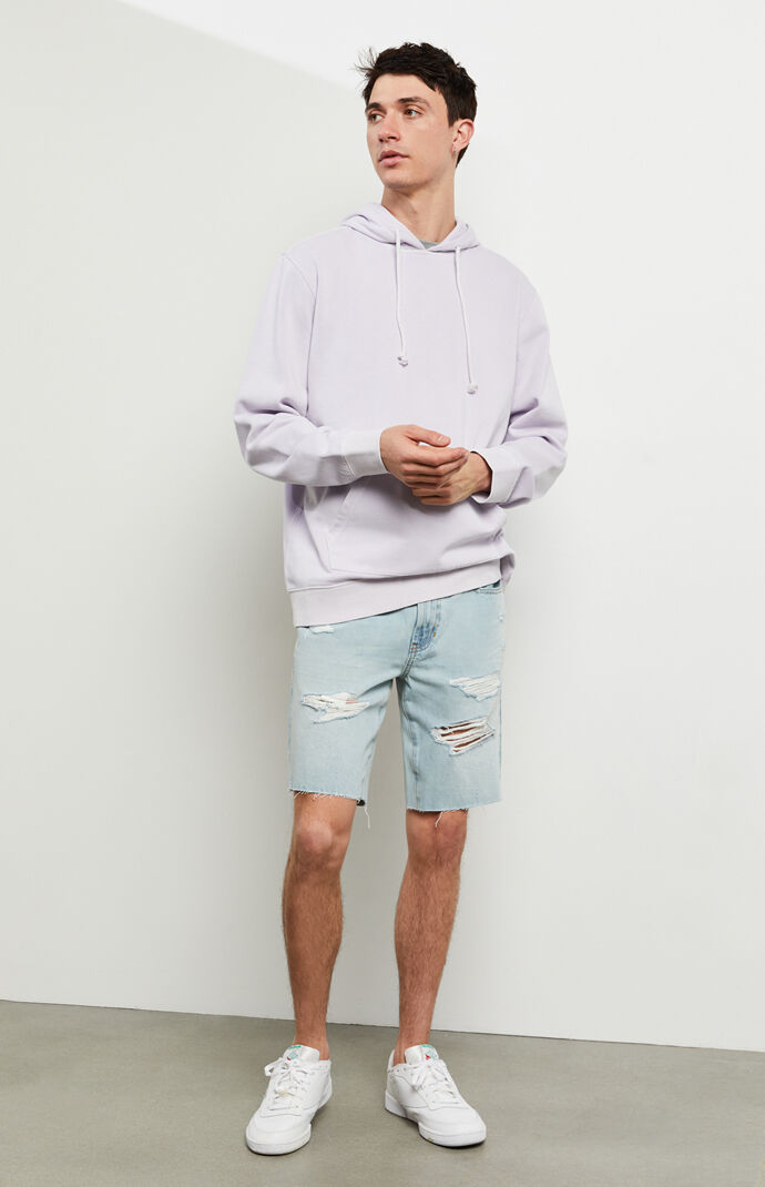 Light Indigo Denim Shorts