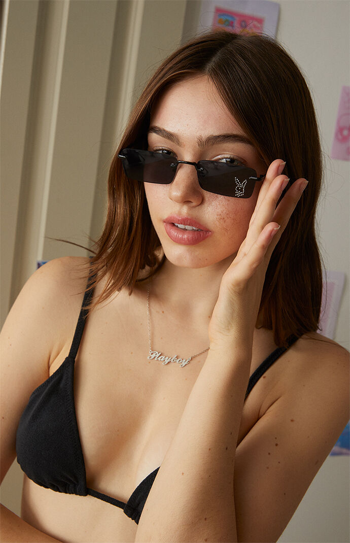 By PacSun Square Rimless Sunglasses