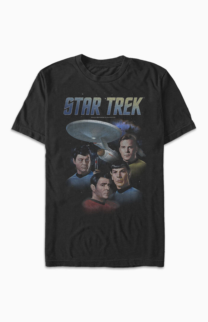Star Trek Group Poster T-Shirt