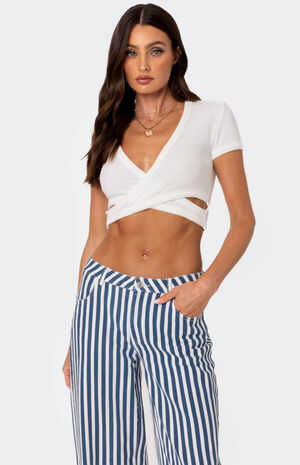 Dez Crisscross Waffle Top image number 1