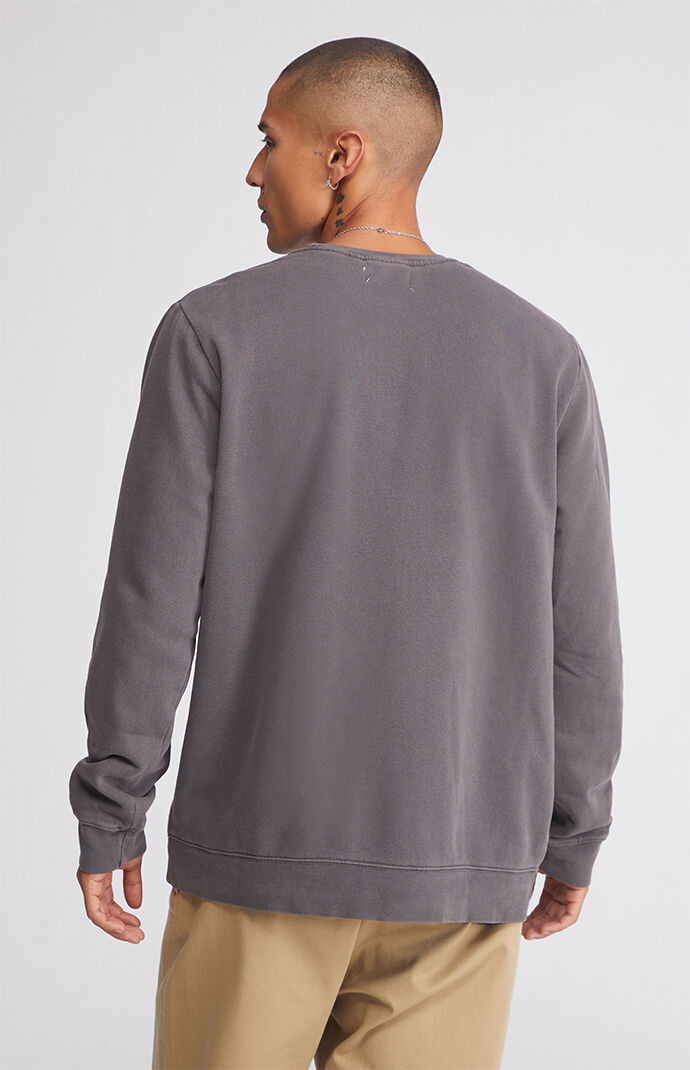 Washed crew neck sweatshirt Clearance