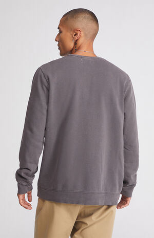 Washed Los Angeles Embroidered Crew Neck Sweatshirt image number 4