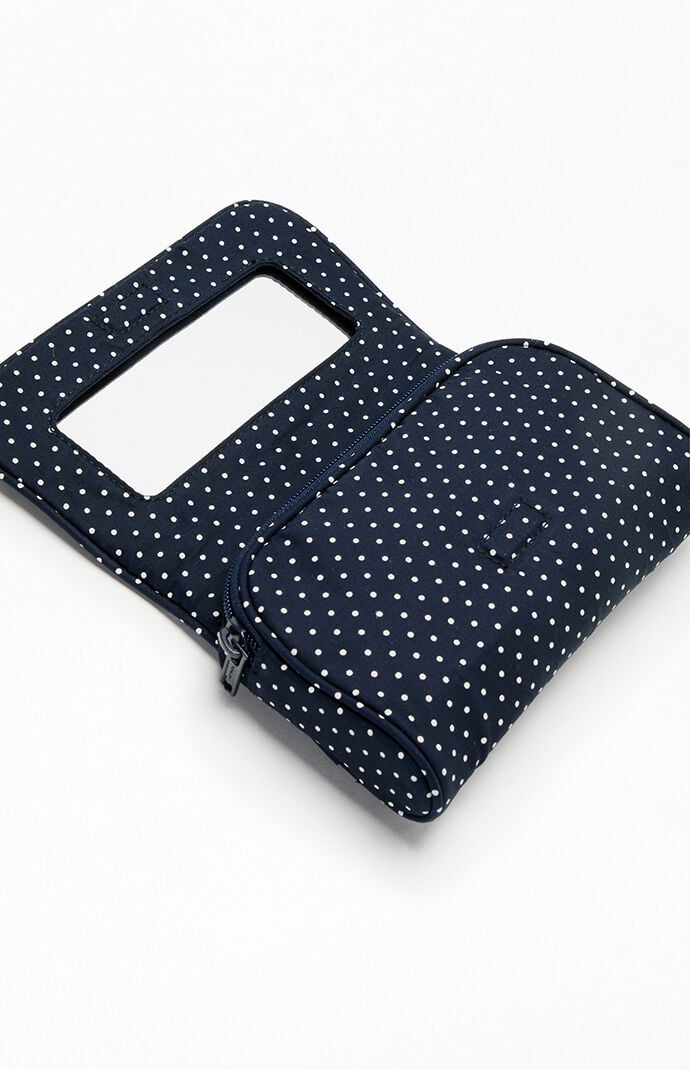 John Galt Polka Dot Makeup Bag