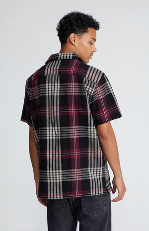 Black & Red Plaid Button Down Shirt image number 4