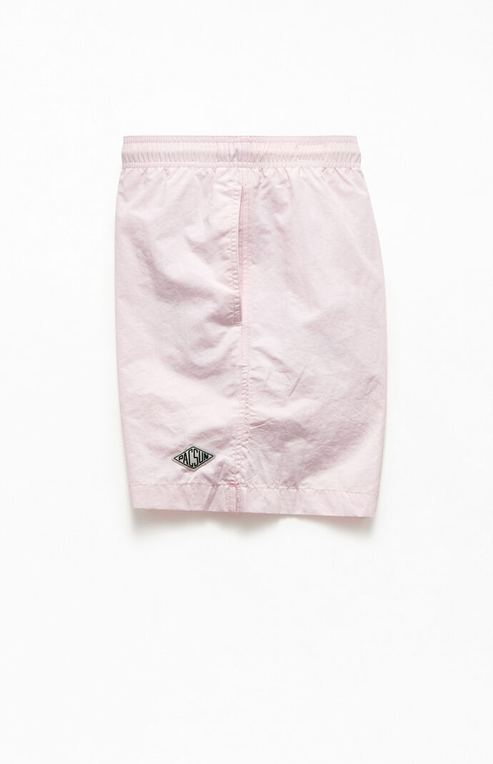 Solid Color 17" Swim Trunks
