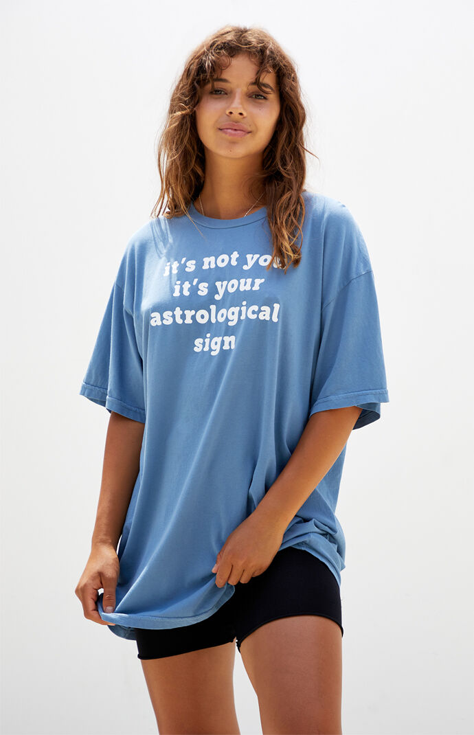Astrological Sign Oversized T-Shirt