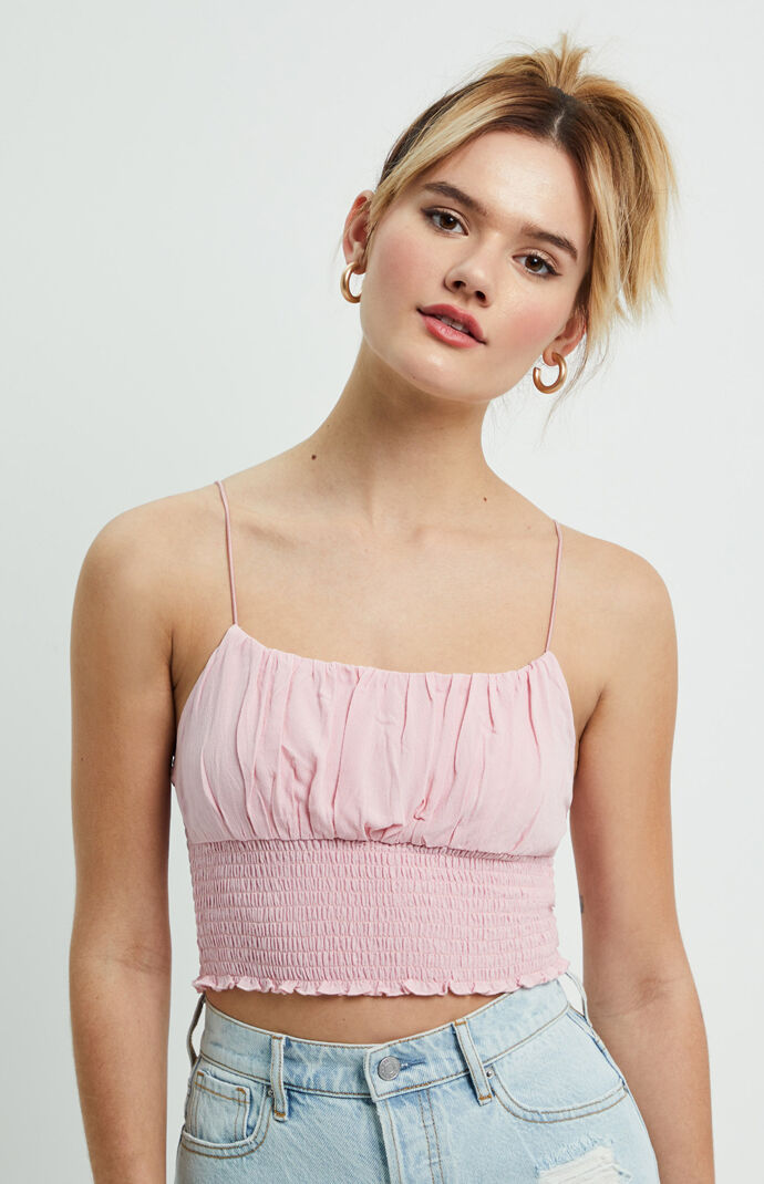 Smocked Bodice Cami Top