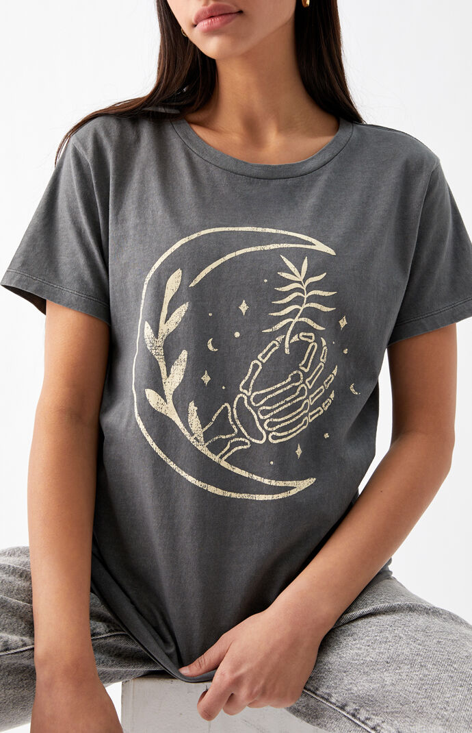 Midnight Skeleton Boyfriend T-Shirt