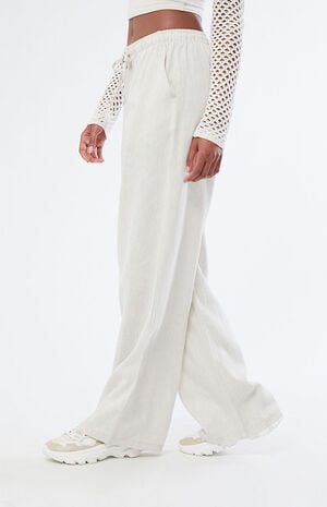 Easy Pull-On Linen Pants image number 3
