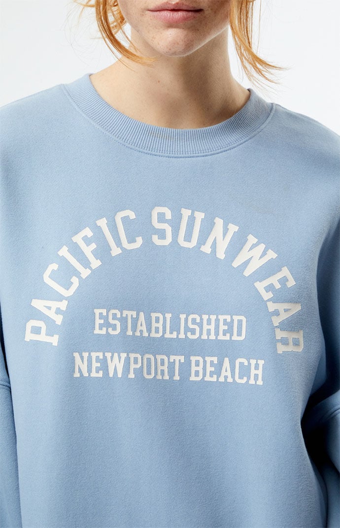 Beach crew neck sweatshirt online