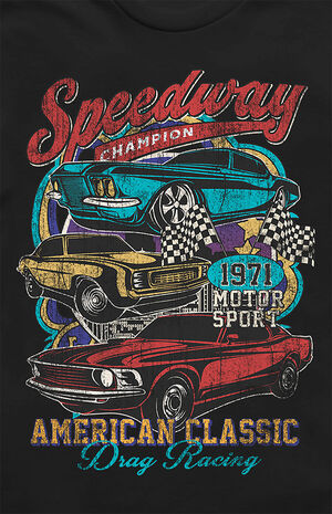 Black 1971 Speedway T-Shirt image number 2