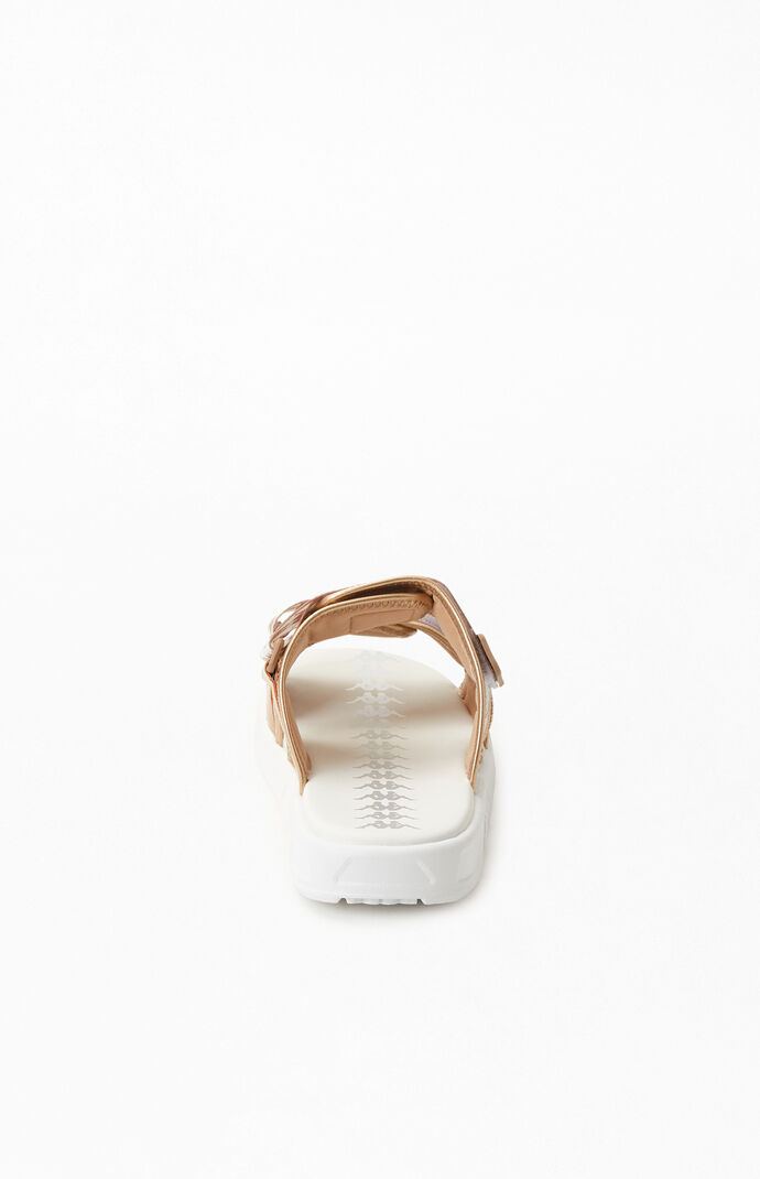 White & Gold 222 Banda Aster 2 Sandals