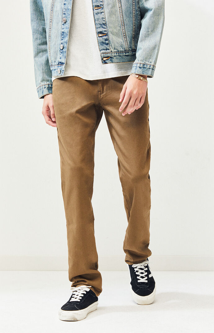 Brown Chopper Jeans