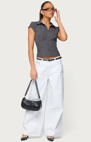 Skater Girl Washed Low Rise Jeans image number 5