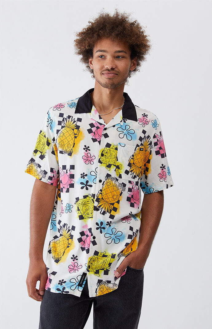 x SpongeBob Woven Camp Shirt
