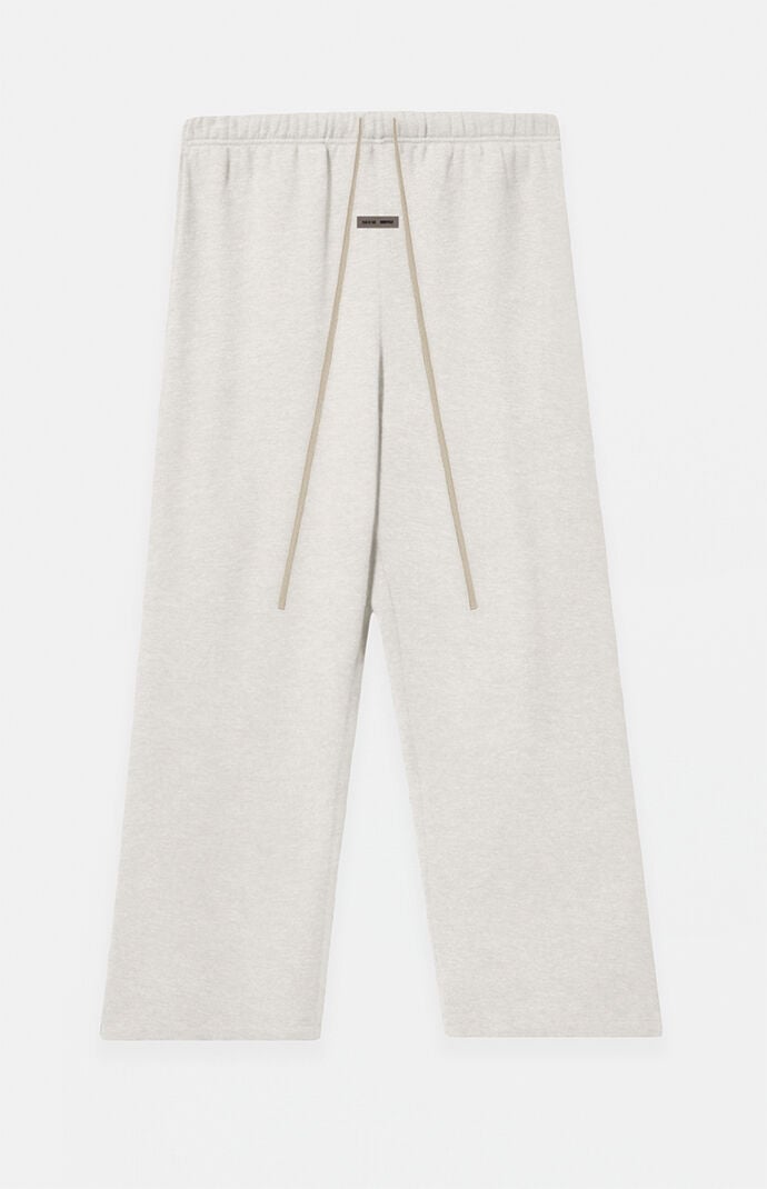 Fear of God Heather Oatmeal Fleece Flare Sweatpants