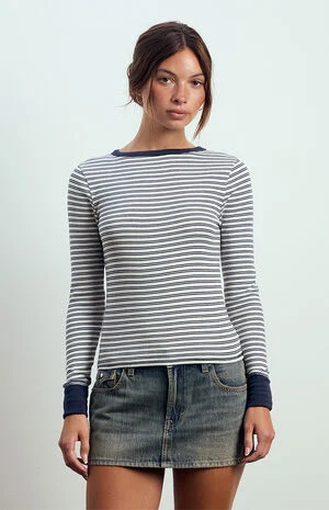 Kelsey Thermal Cuff Long Sleeve Top image number 3