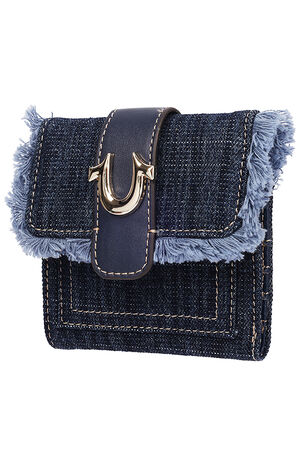 Frayed Flap Small Trifold Wallet image number 3