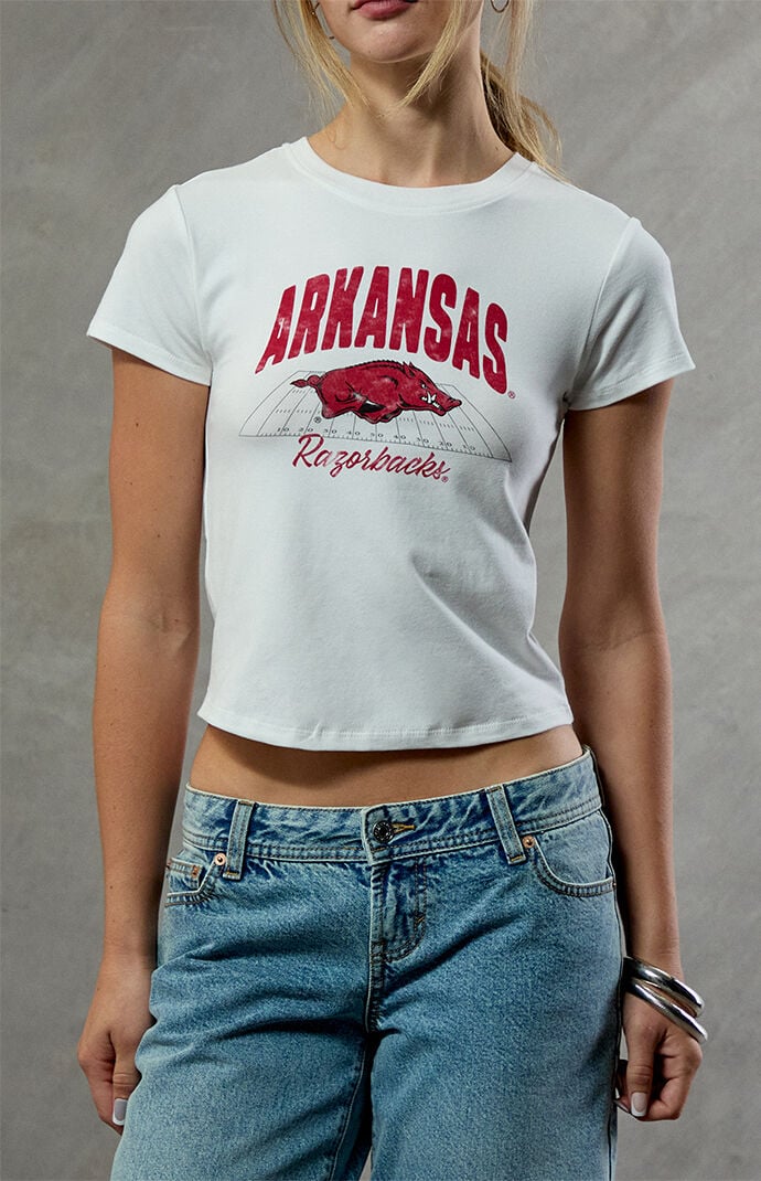 WILD COLLECTIVE Arkansas Razorbacks Skimmer T-Shirt