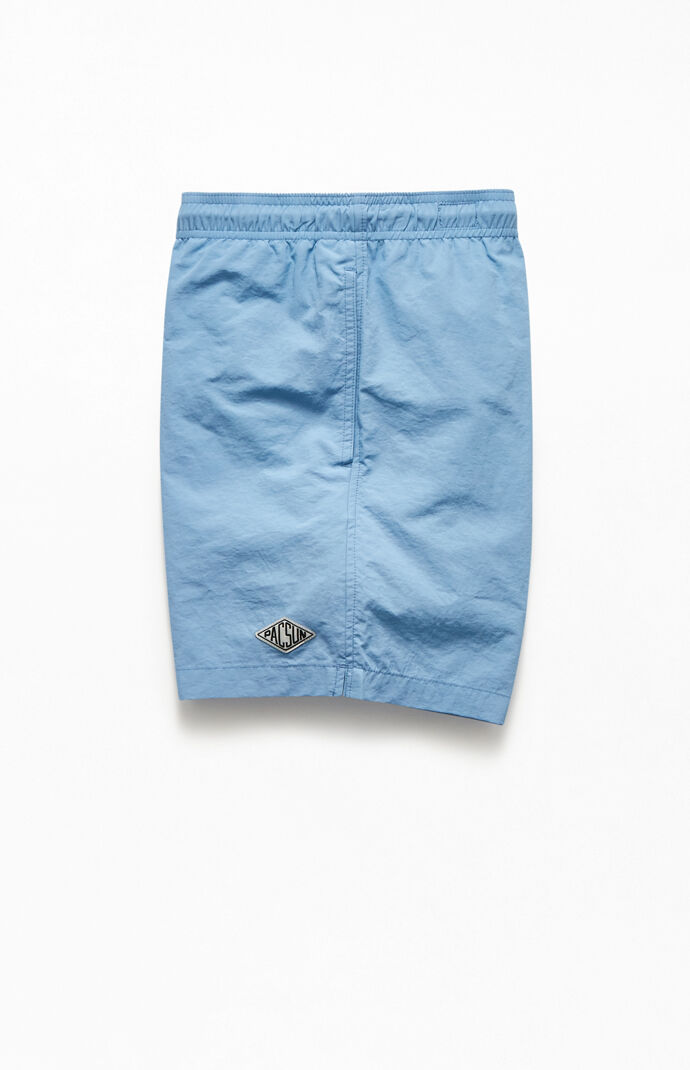 Solid Color 17" Swim Trunks