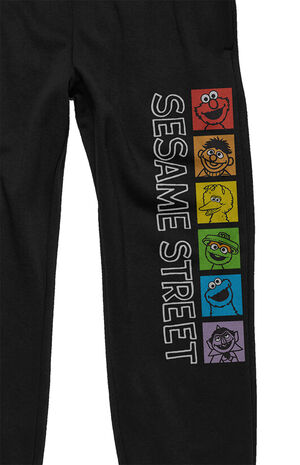 Sesame Street Rainbow Character Sweatpants image number 2