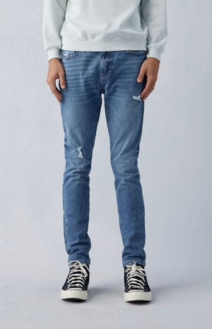 Comfort Stretch Indigo Skinny Jeans image number 1
