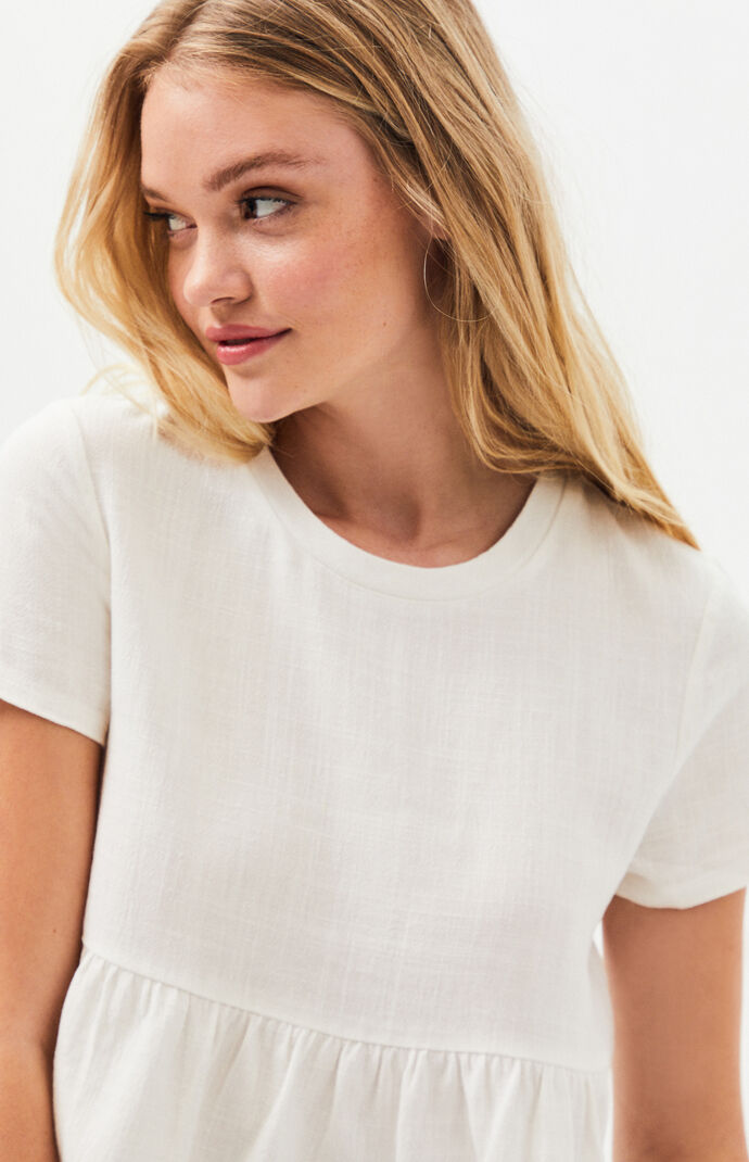 Linen Babydoll Shirt