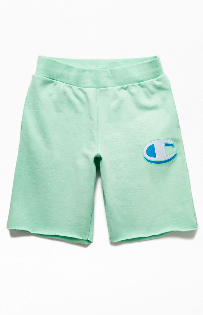 turquoise champion shorts