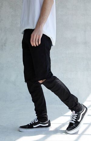 Black Ripped Skinniest Jeans image number 3