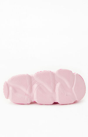 Women's Pink Mellow Squish Swirl Slide Sandals image number 5