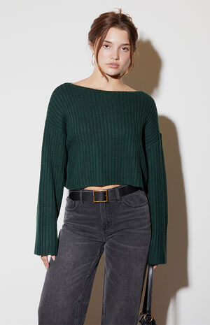 Julie Slouchy Cropped Sweater image number 2